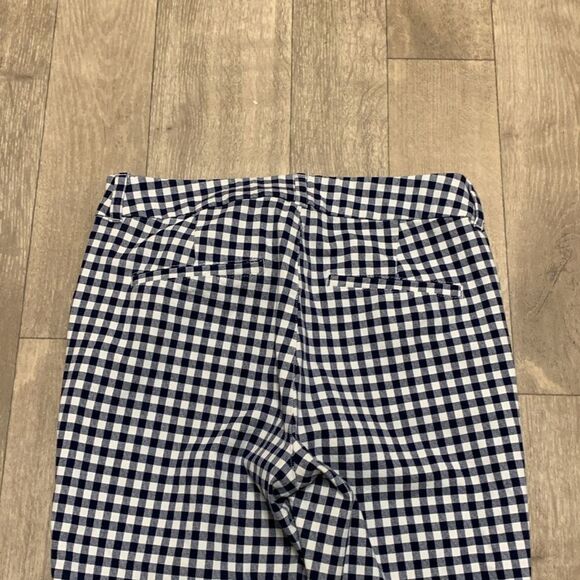 Womens Old Navy Pixie High Rise‎ Casual Dress Checkered Ankle Crop Pants - Picture 8 of 8
